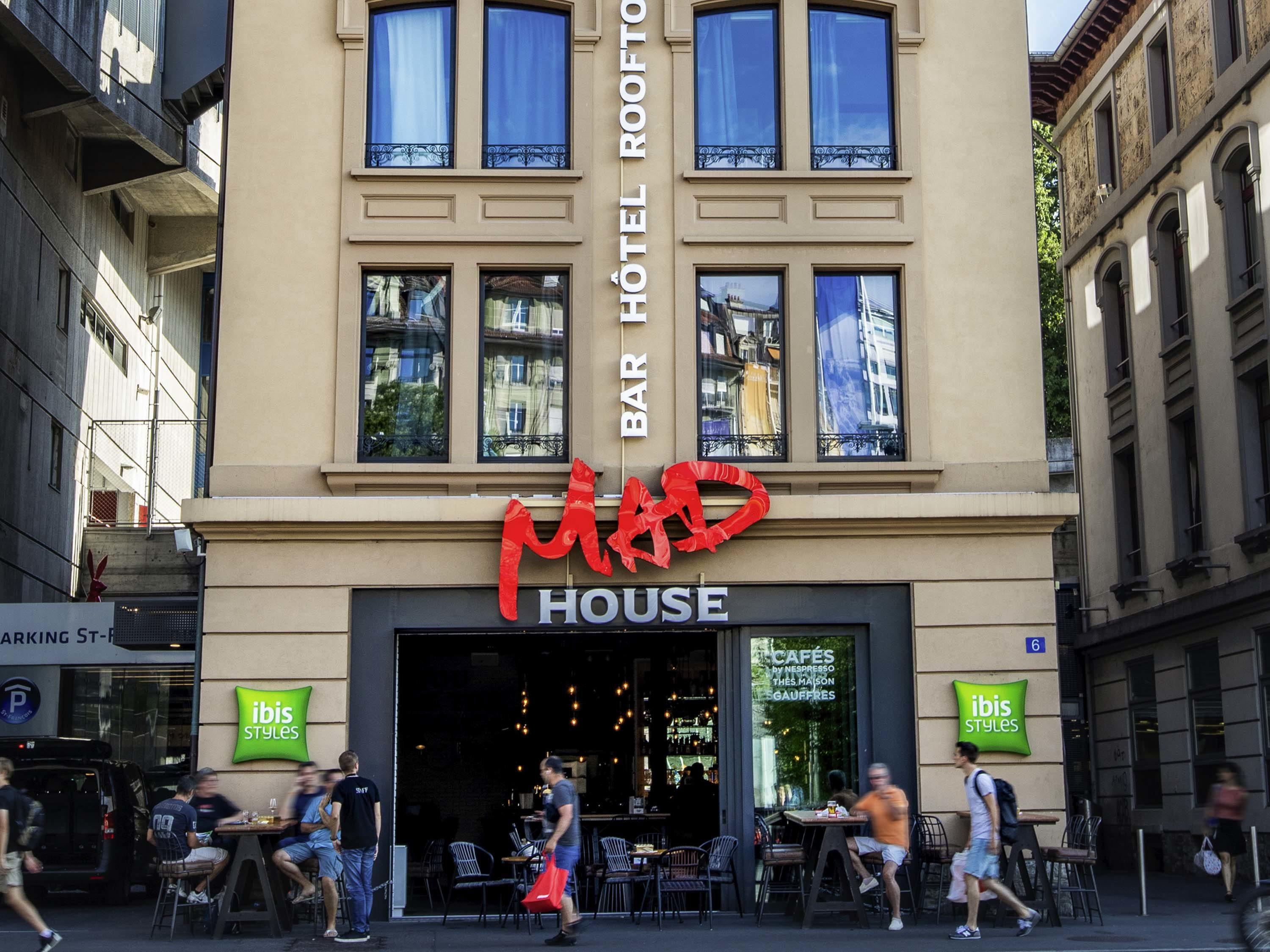 Ibis Styles Lausanne Center Madhouse Exteriér fotografie