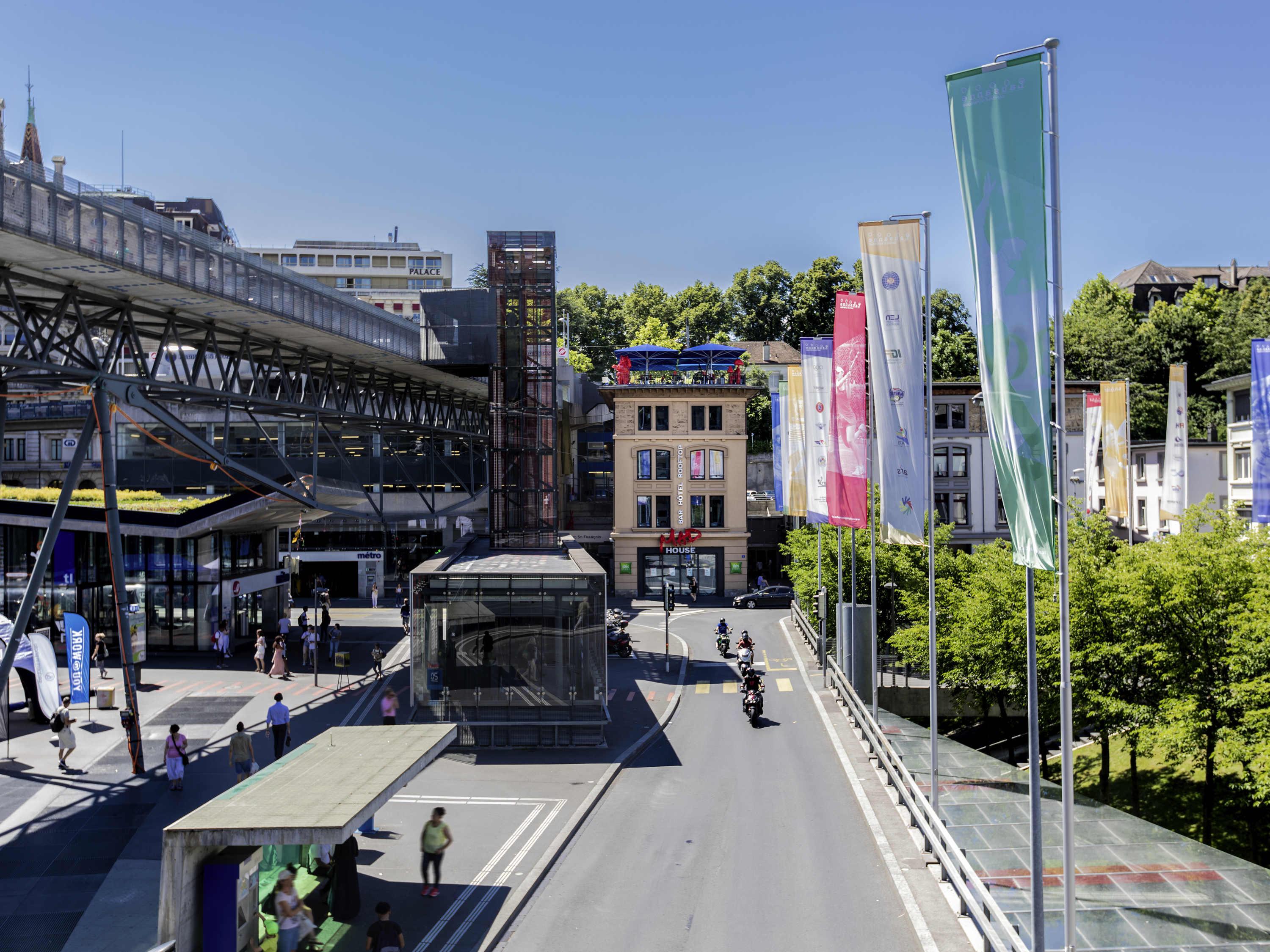 Ibis Styles Lausanne Center Madhouse Exteriér fotografie